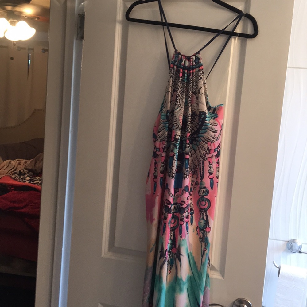 Multi color maxi dress